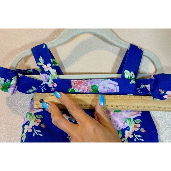 Janie And Jack Lavender Bouquet All Bloom Off The Shoulder Toddler Girl Dress 2T - Picture 7 of 8